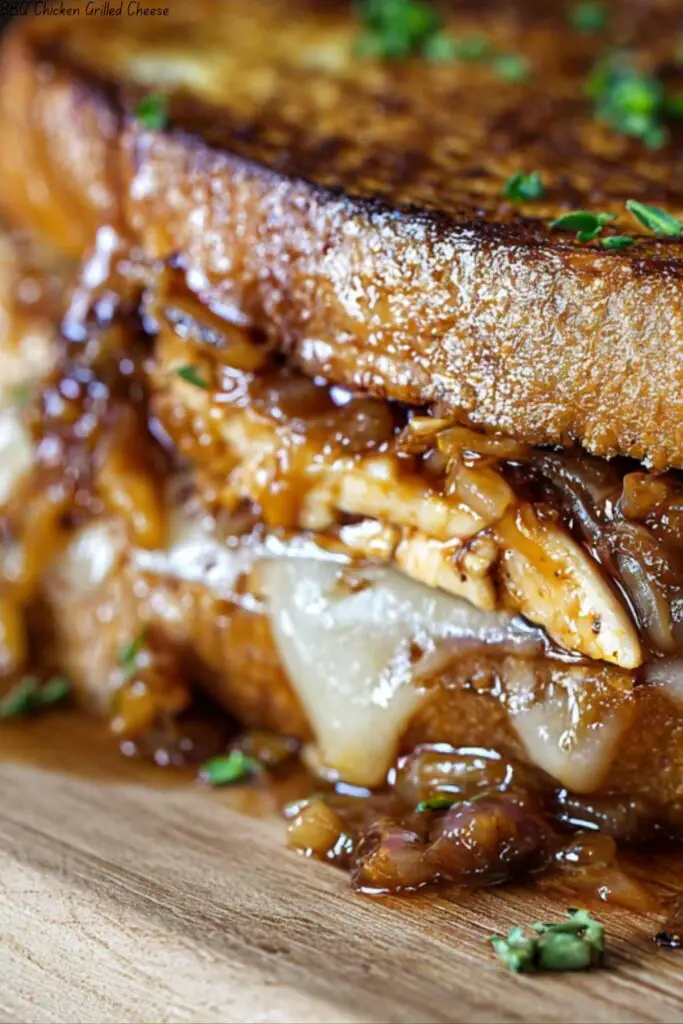 BBQ Chicken Grilled Cheese