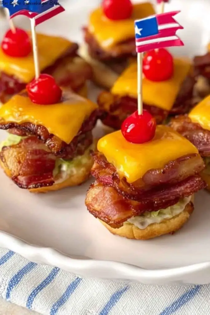 Mini Bacon Cheeseburger Bites