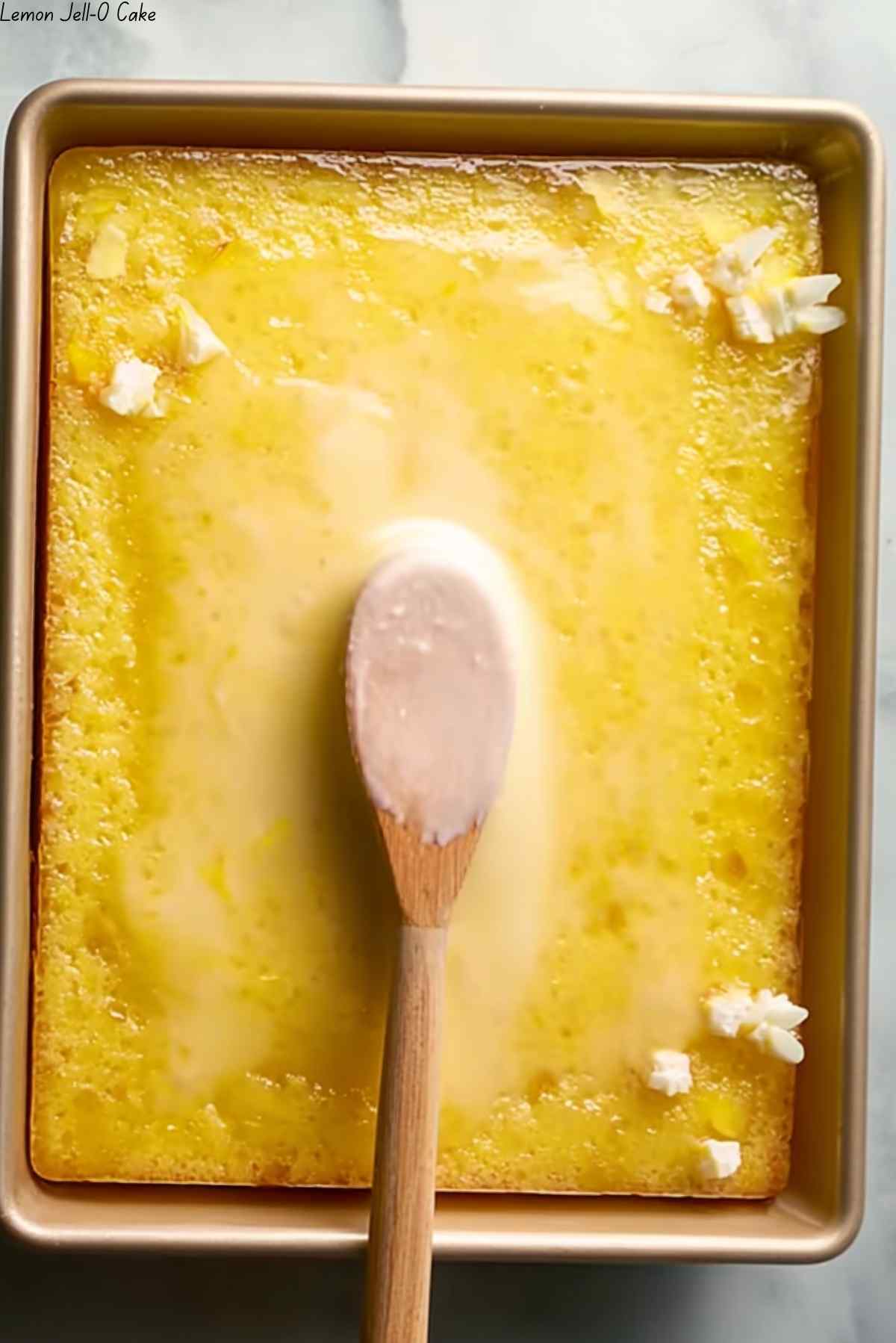 Lemon Jell-O Cake
