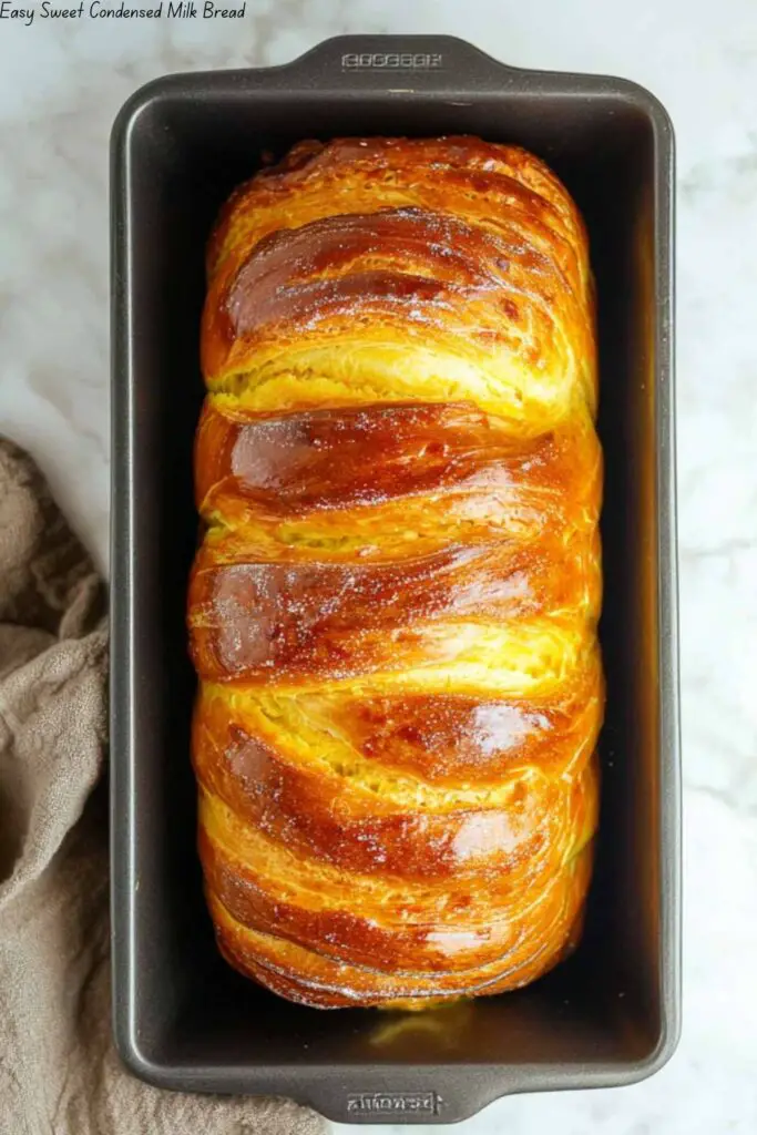 Easy Sweet Condensed Milk Bread