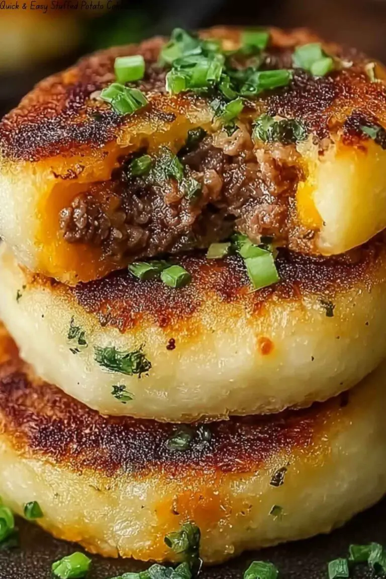 Quick & Easy Stuffed Potato Cakes