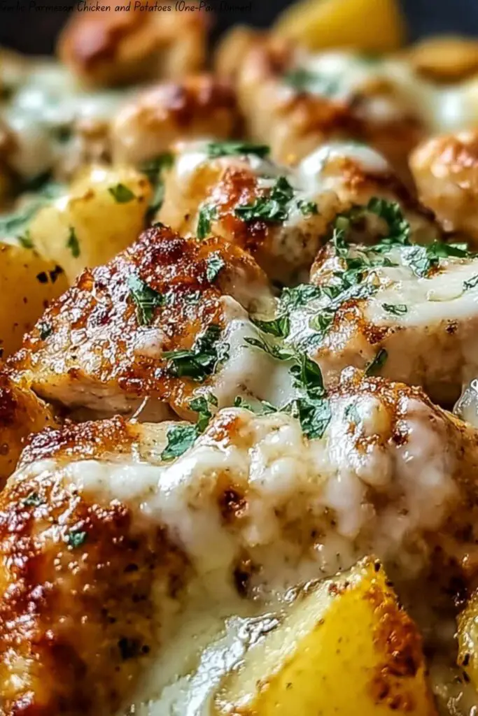 Garlic Parmesan Chicken and Potatoes (One-Pan Dinner)