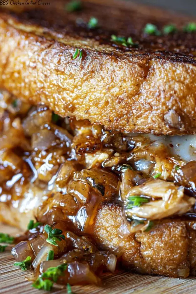BBQ Chicken Grilled Cheese