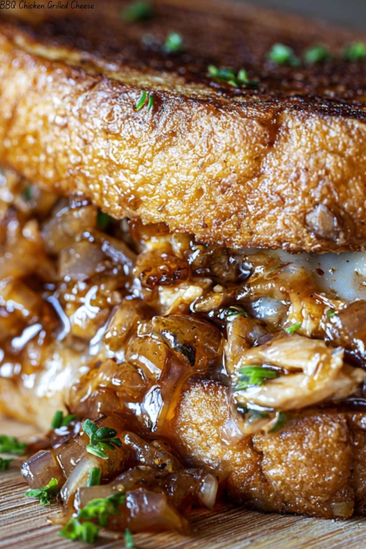 BBQ Chicken Grilled Cheese