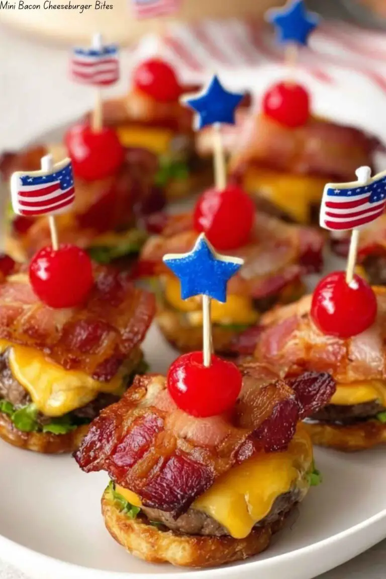 Mini Bacon Cheeseburger Bites