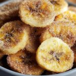 Cinnamon Sugar Air Fryer Banana Chips