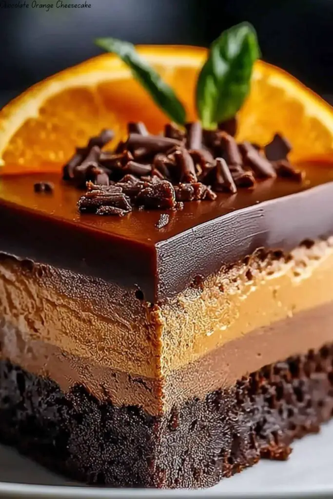 Chocolate Orange Cheesecake