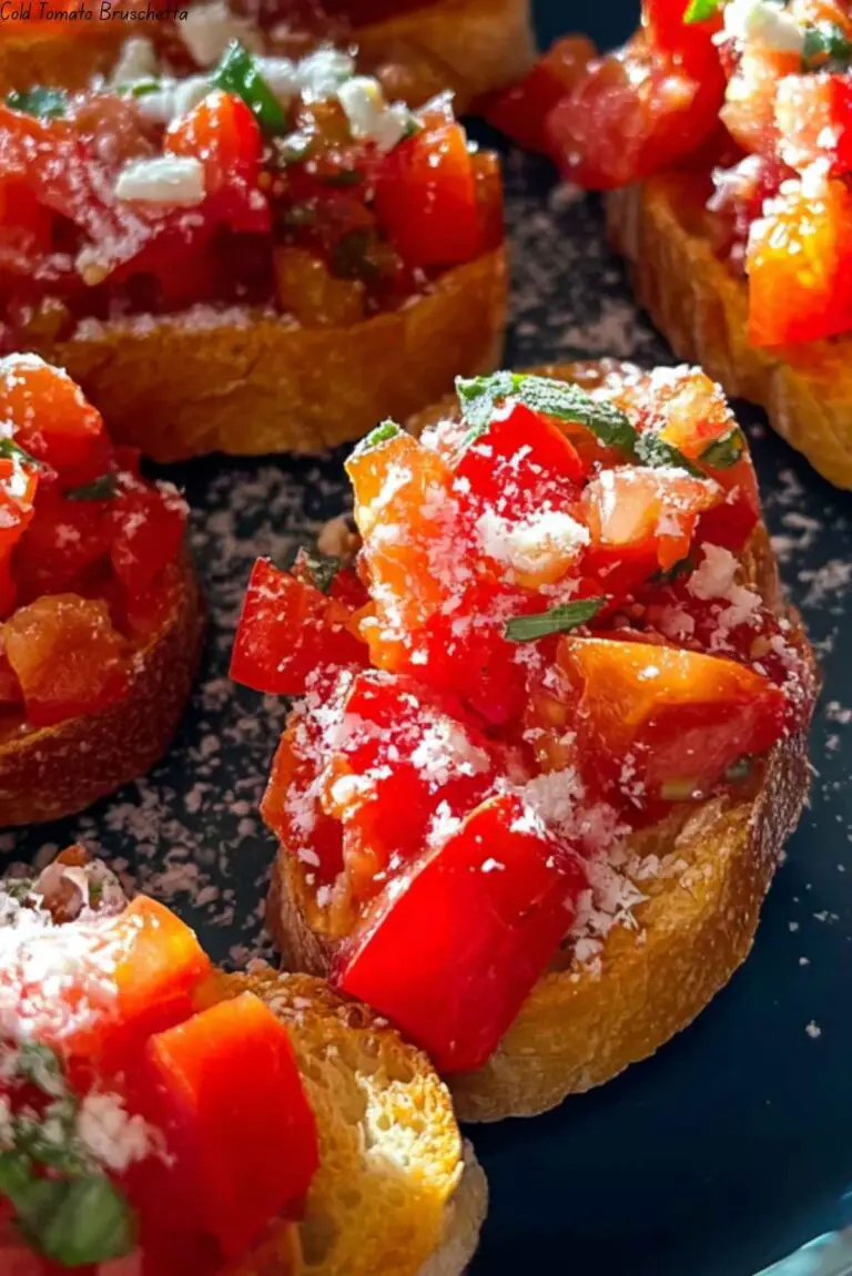 Cold Tomato Bruschetta