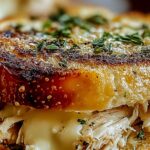 Cheesy Chicken Garlic Bread Sandwich