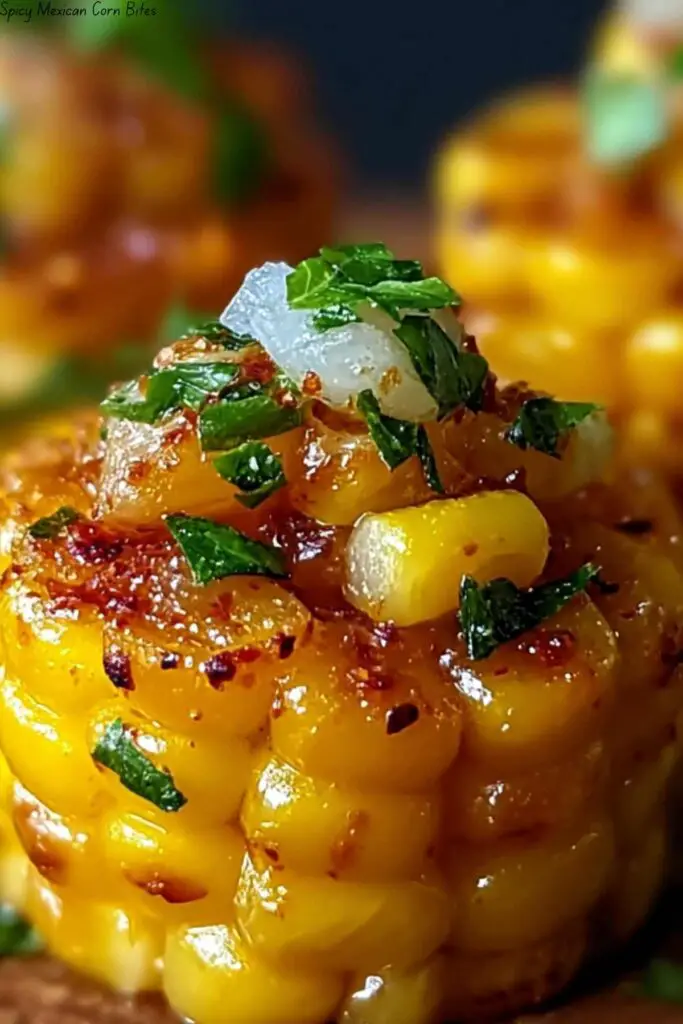 Spicy Mexican Corn Bites