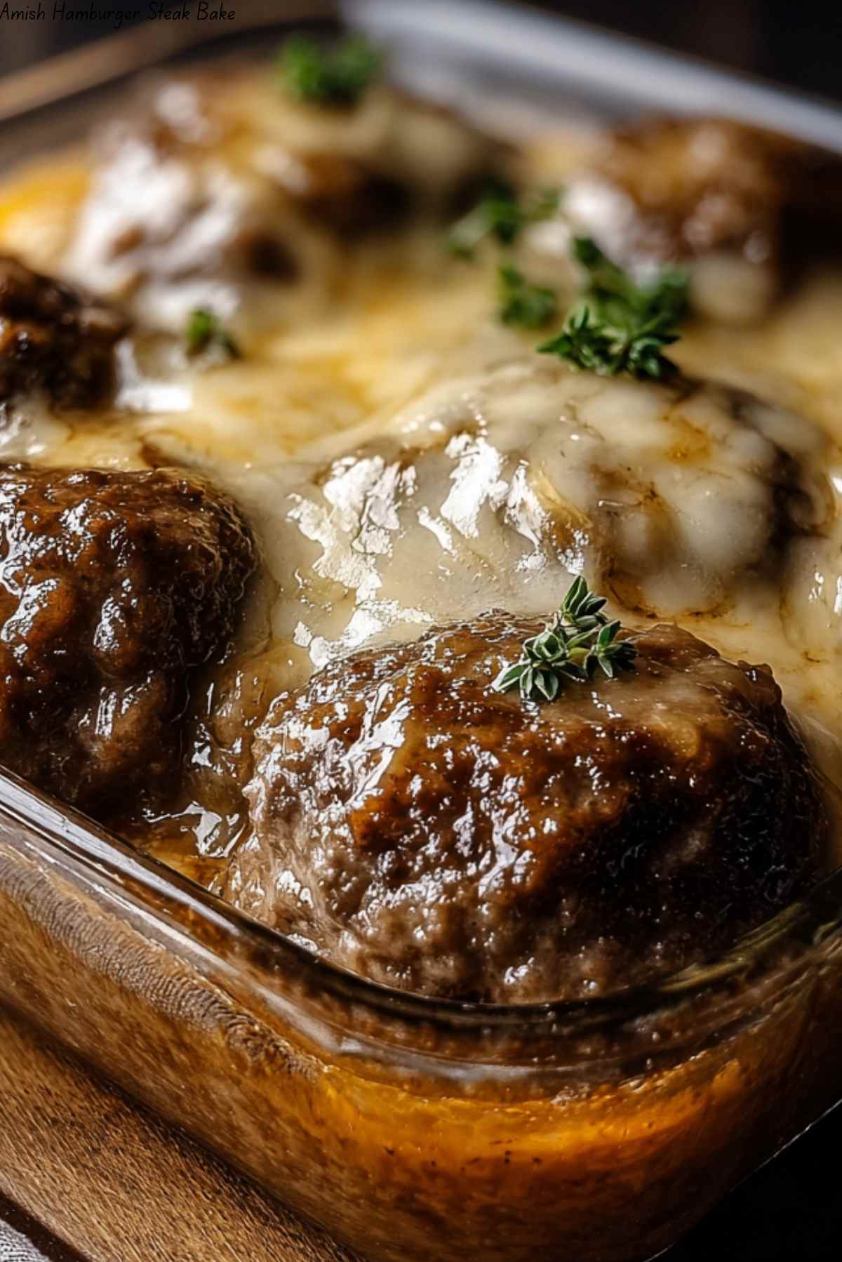 Amish Hamburger Steak Bake