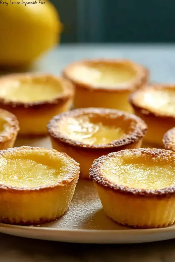 Baby Lemon Impossible Pies
