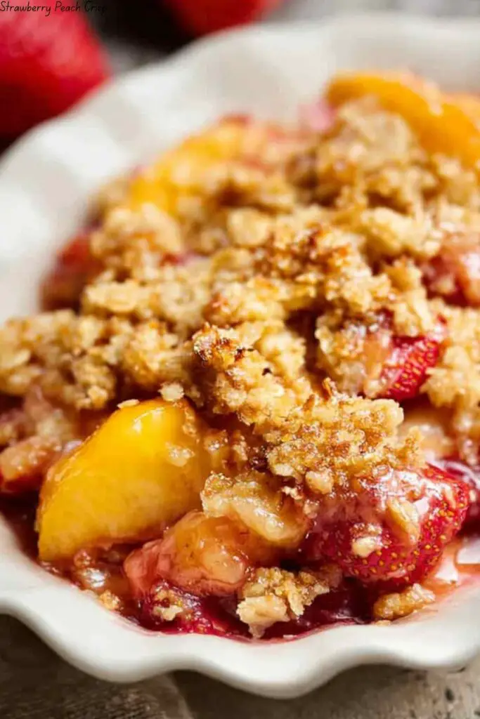 Strawberry Peach Crisp