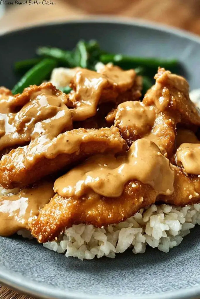 Chinese Peanut Butter Chicken