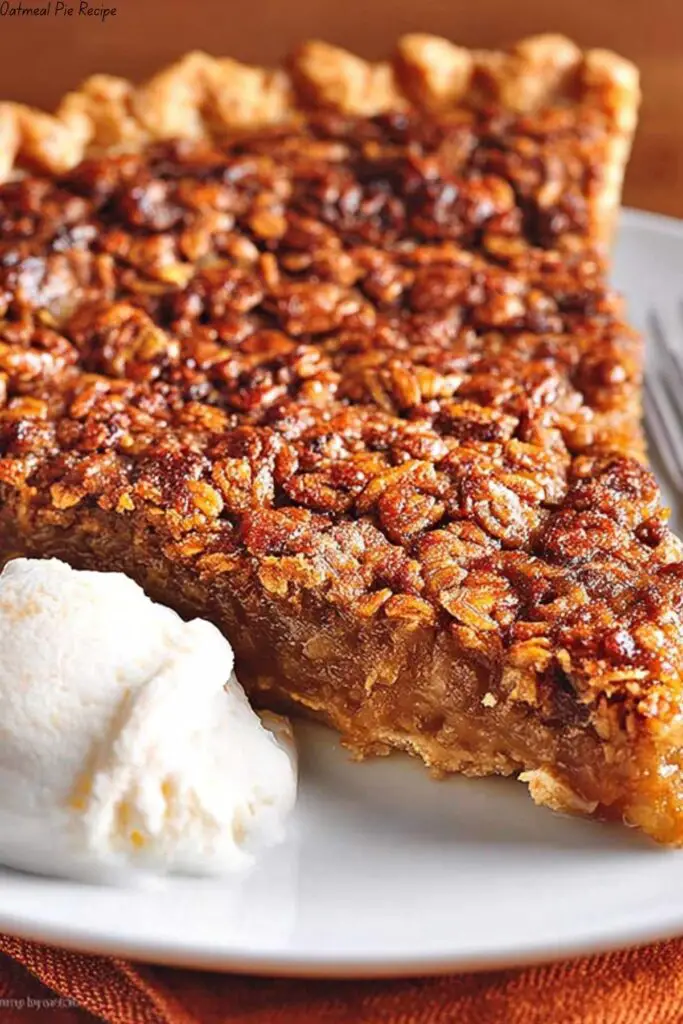 Oatmeal Pie Recipe