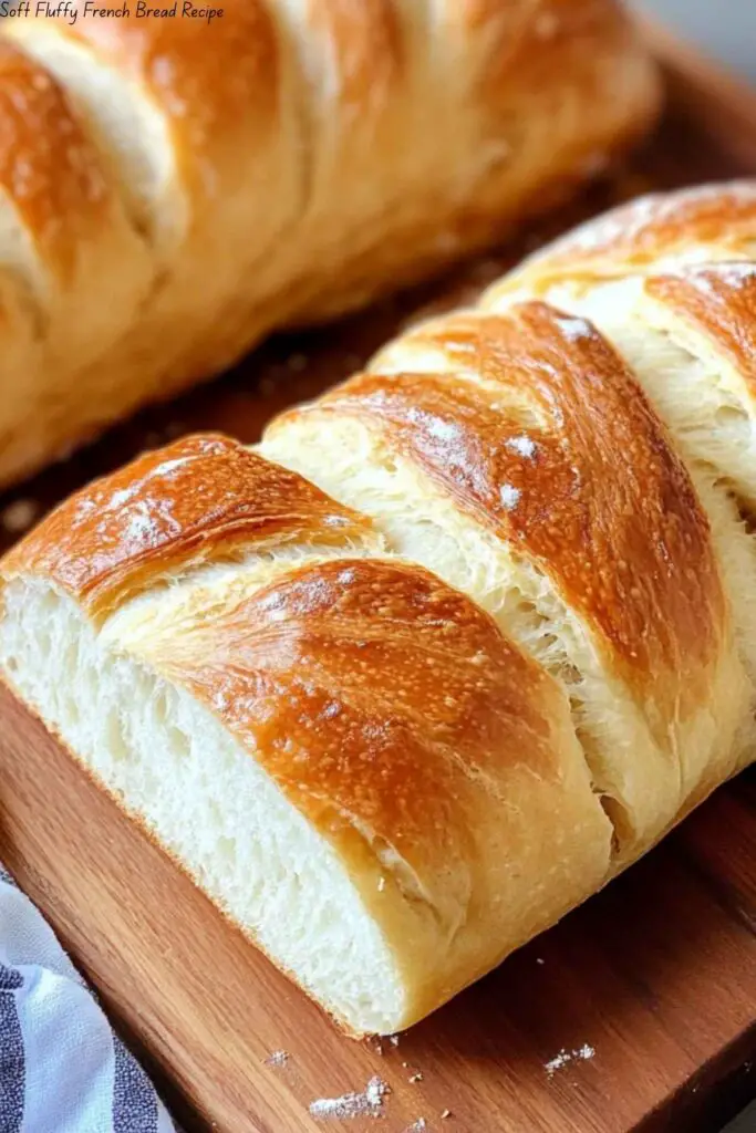 Soft Fluffy French Bread Recipe