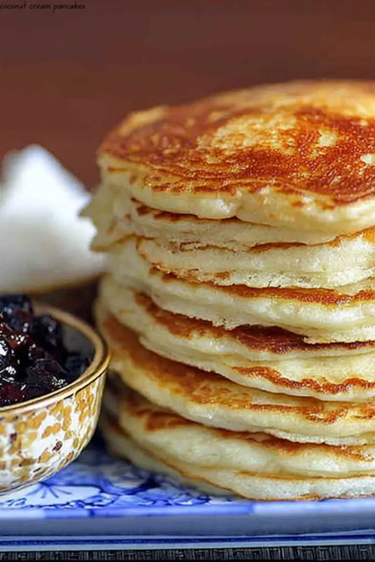 Coconut Cream Pancakes