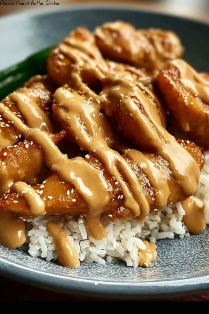 Chinese Peanut Butter Chicken