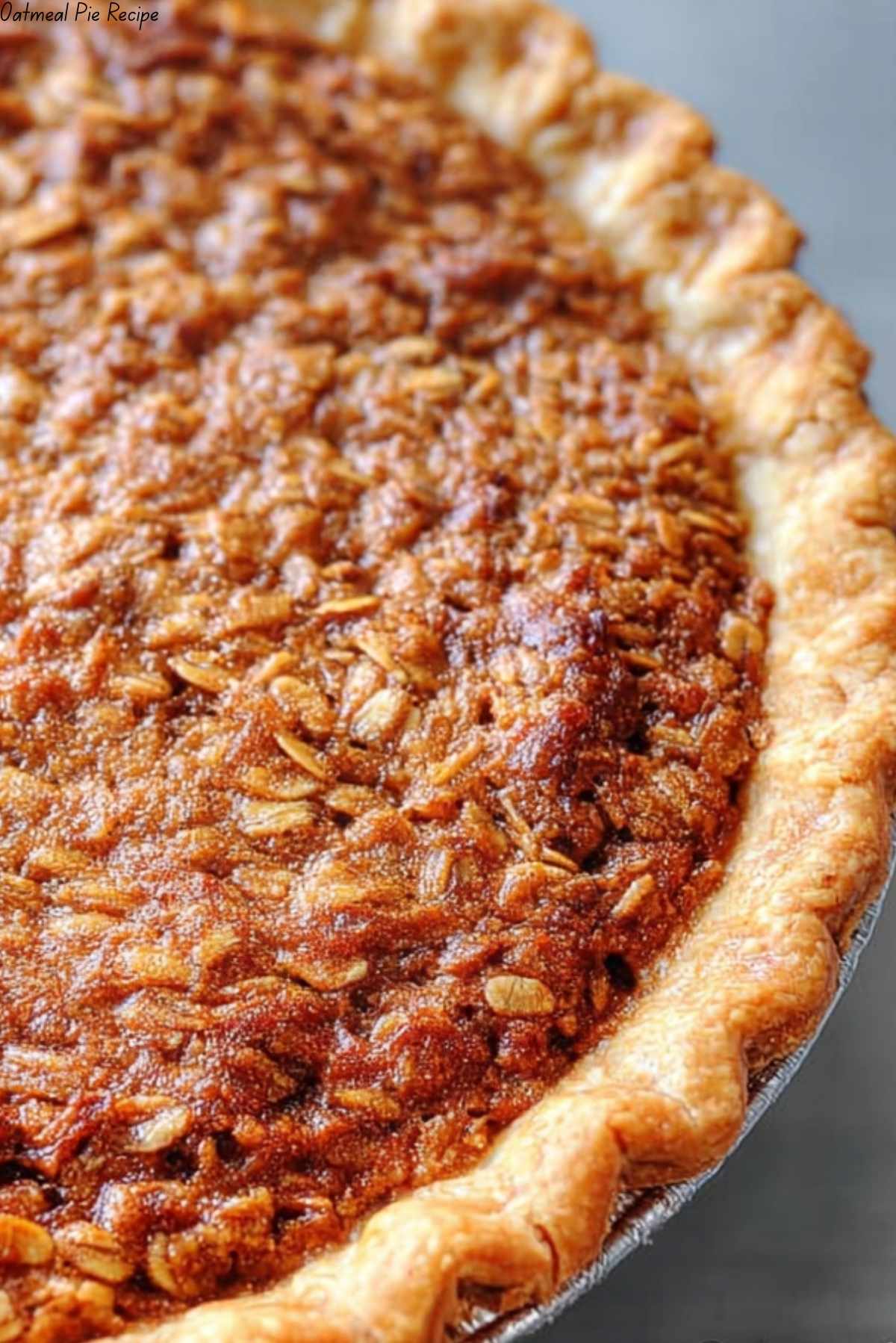 Oatmeal Pie Recipe