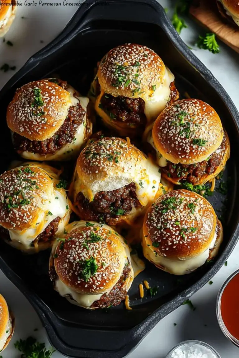 Irresistible Garlic Parmesan Cheeseburger Bombs