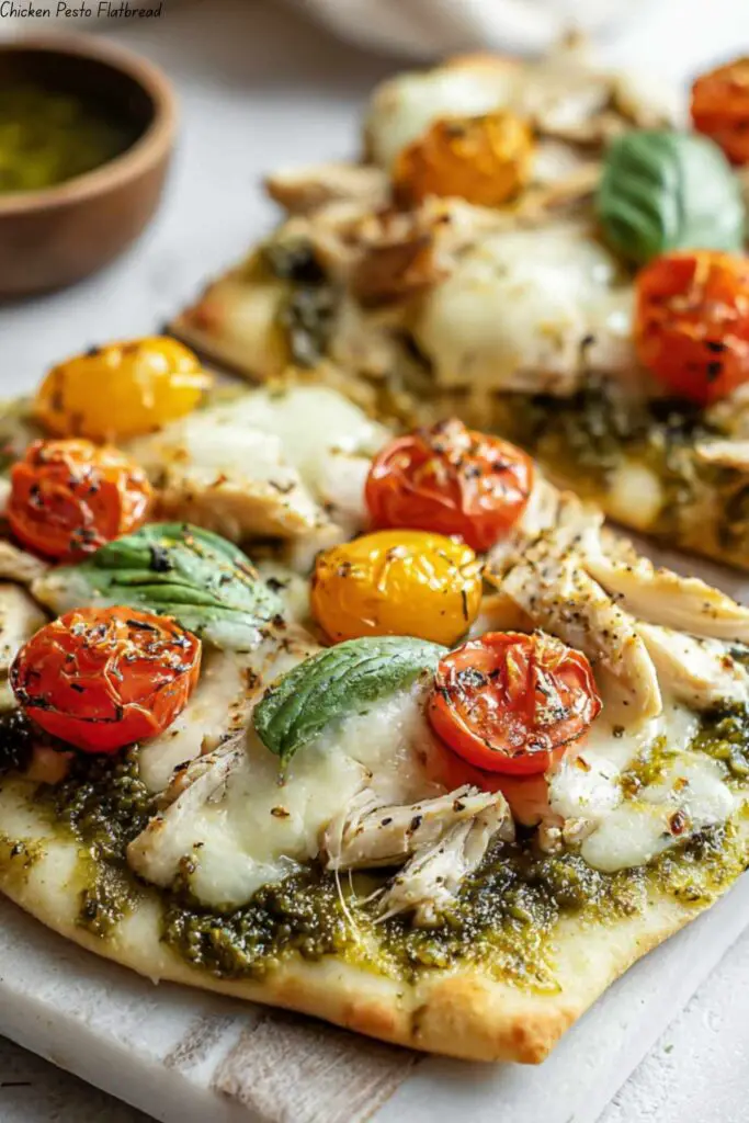 Chicken Pesto Flatbread