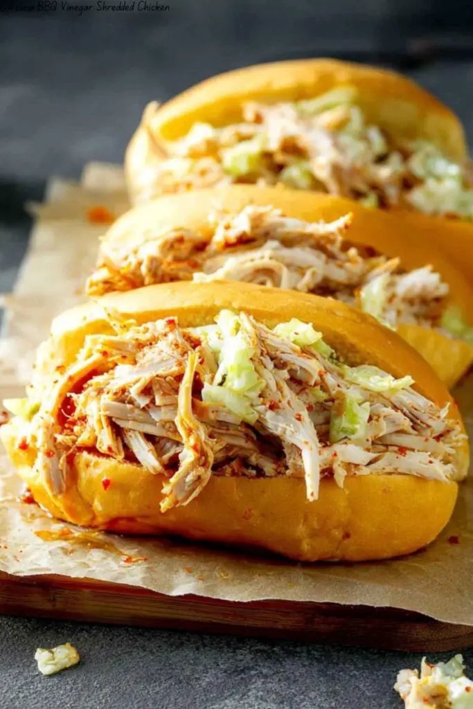 Carolina BBQ Vinegar Shredded Chicken