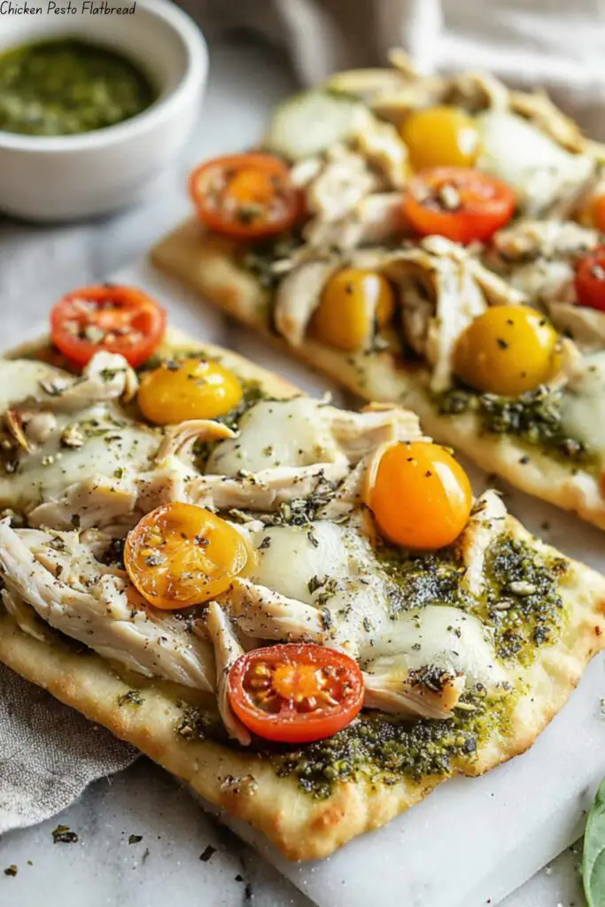 Chicken Pesto Flatbread