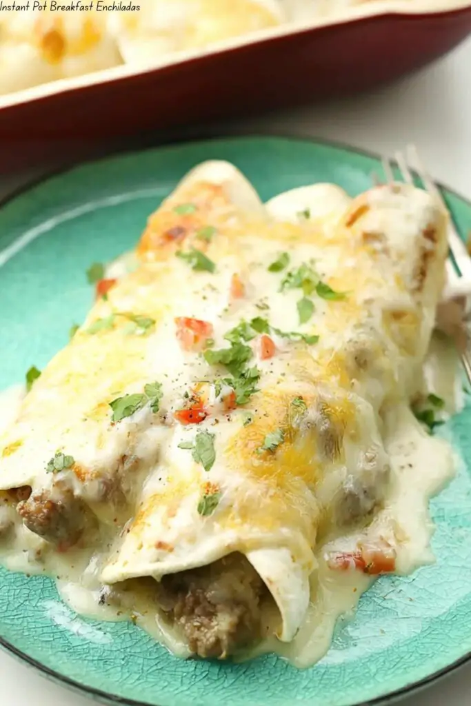 Instant Pot Breakfast Enchiladas
