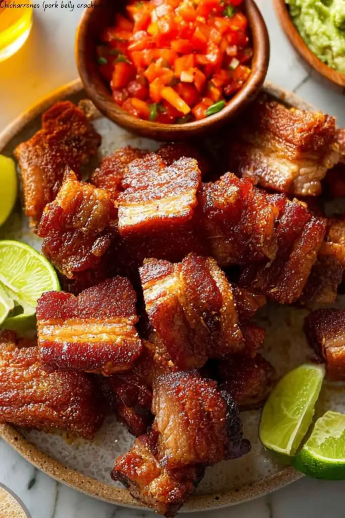 Chicharrones (pork belly cracklings)
