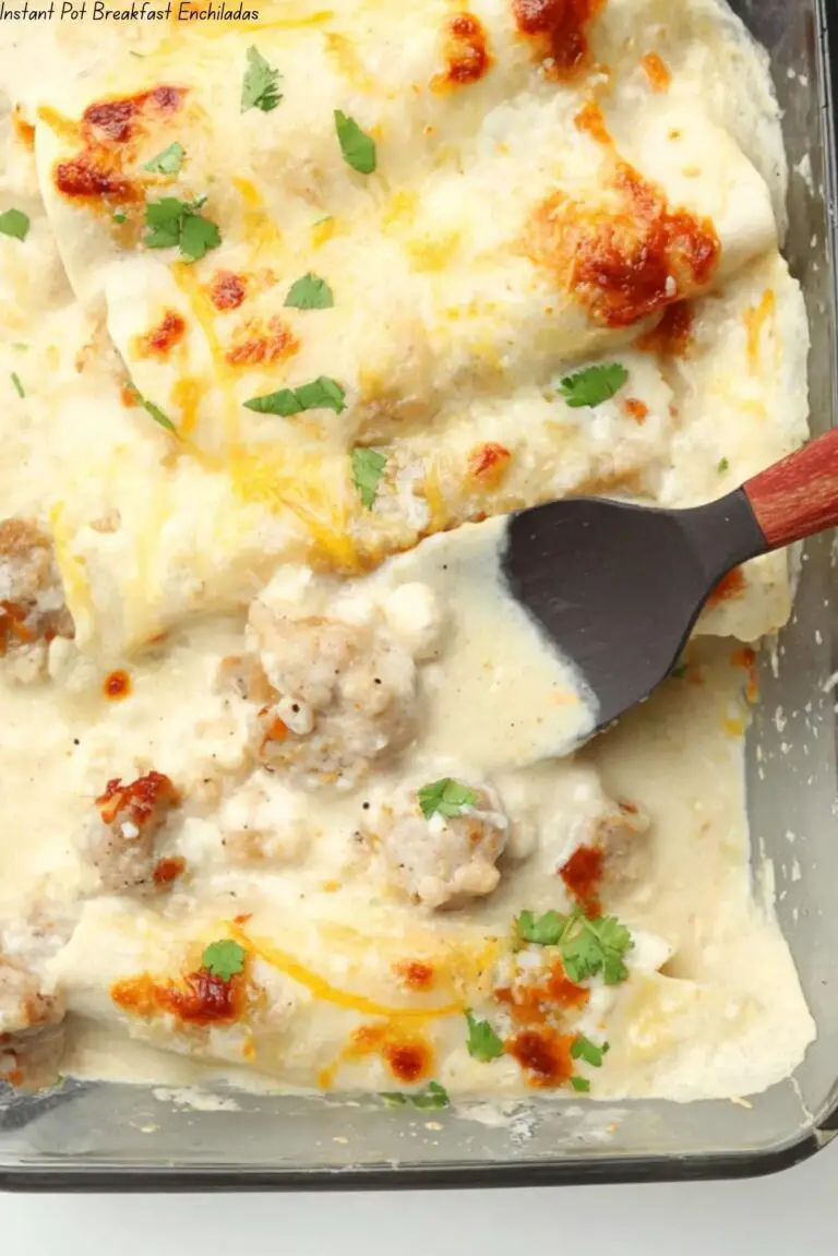 Instant Pot Breakfast Enchiladas