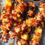 BBQ Pineapple Chicken Kabobs