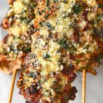 Garlic Parmesan Chicken Skewers