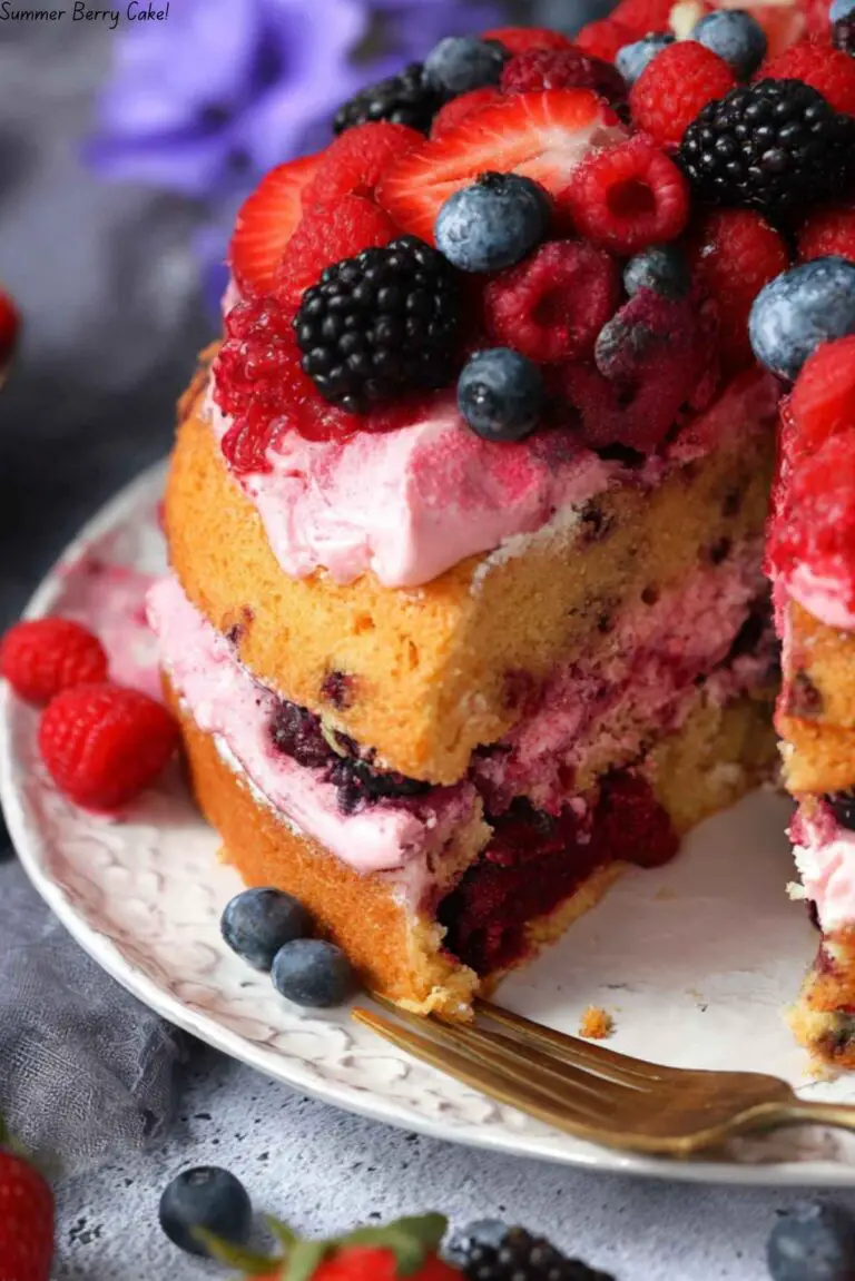 Summer Berry Cake!
