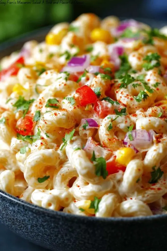 Guy Fieri’s Macaroni Salad: A Bold and Flavorful Classic