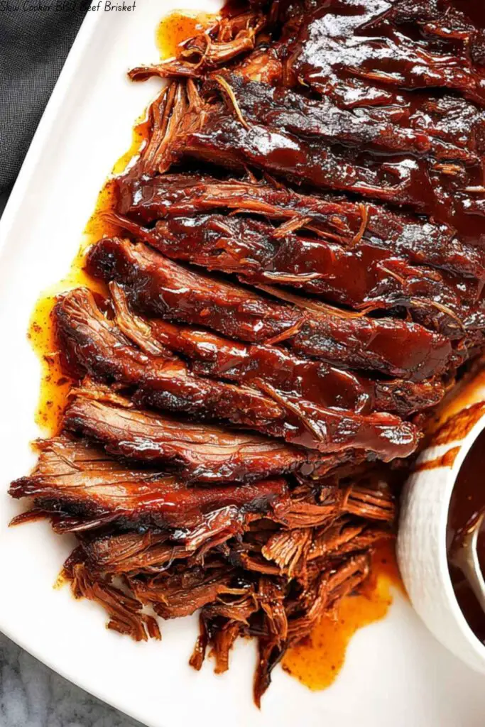 Slow Cooker BBQ Beef Brisket