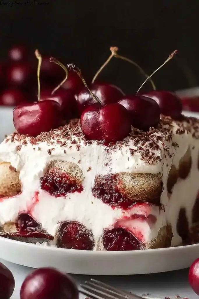 Cherry Amaretto Tiramisu