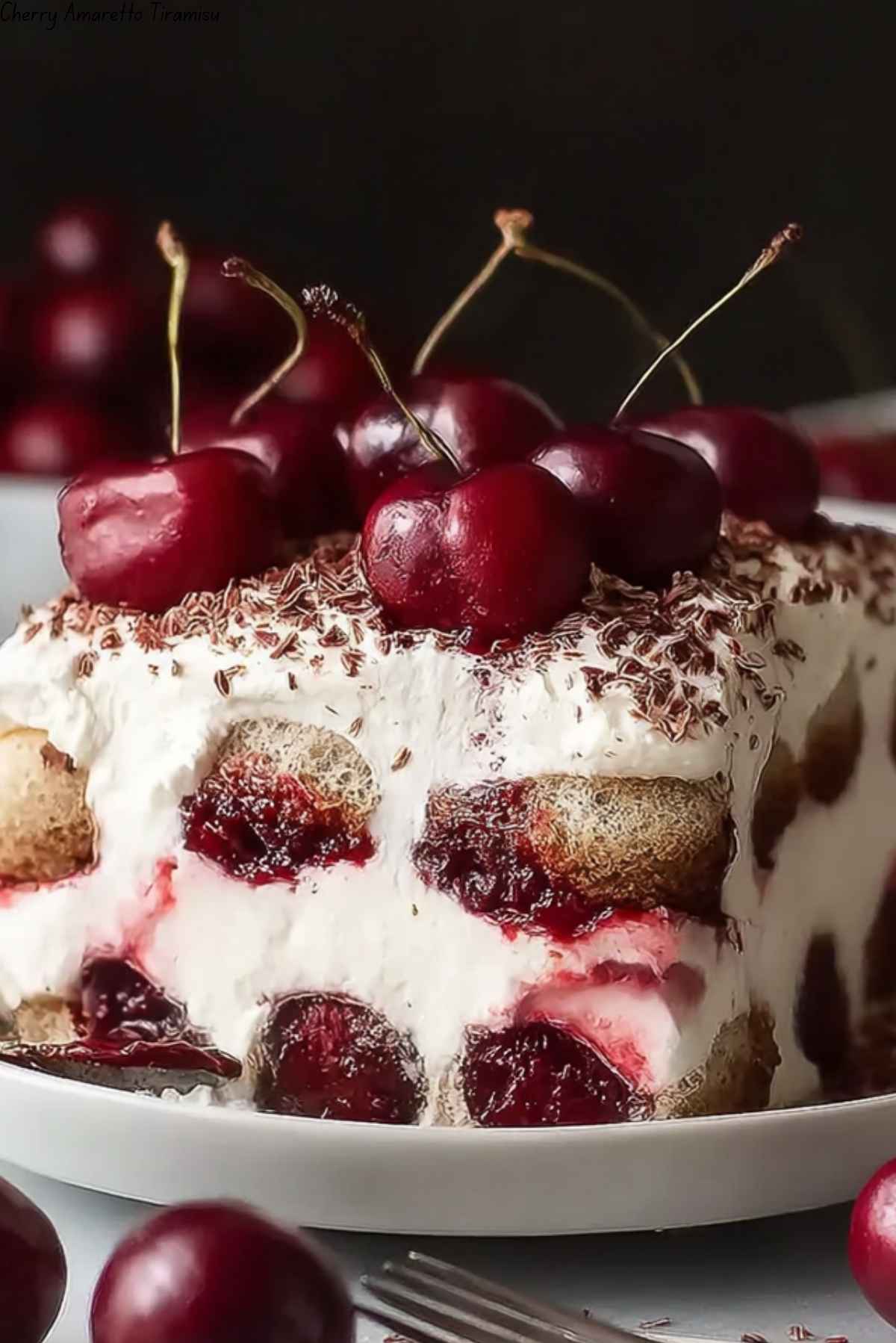 Cherry Amaretto Tiramisu