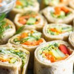 Fresh Vegetable Tortilla Roll Ups