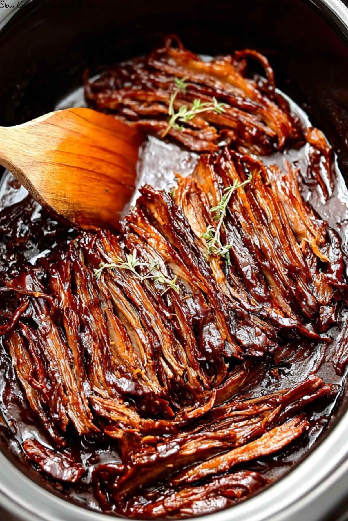 Slow Cooker BBQ Beef Brisket