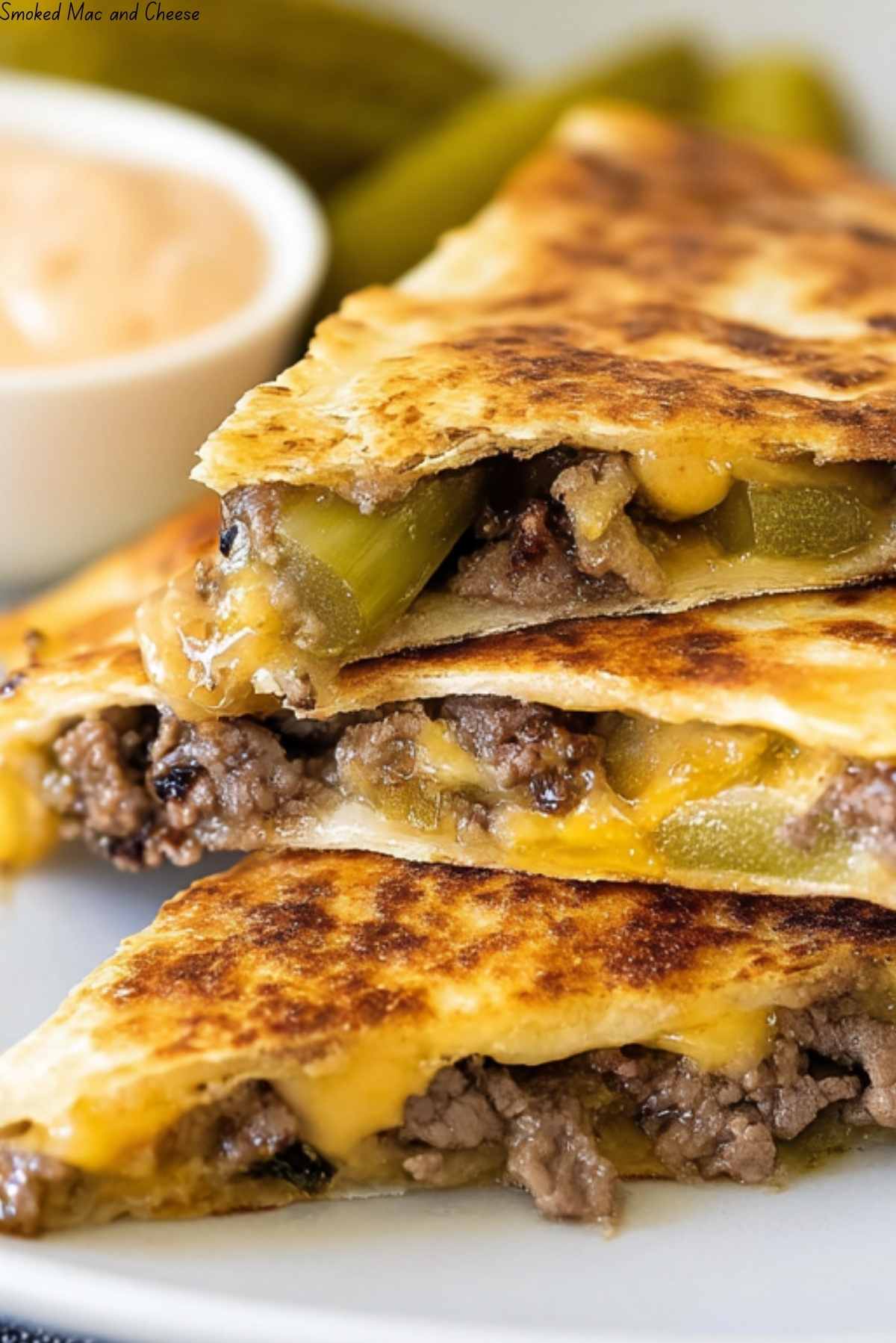Cheeseburger Quesadilla