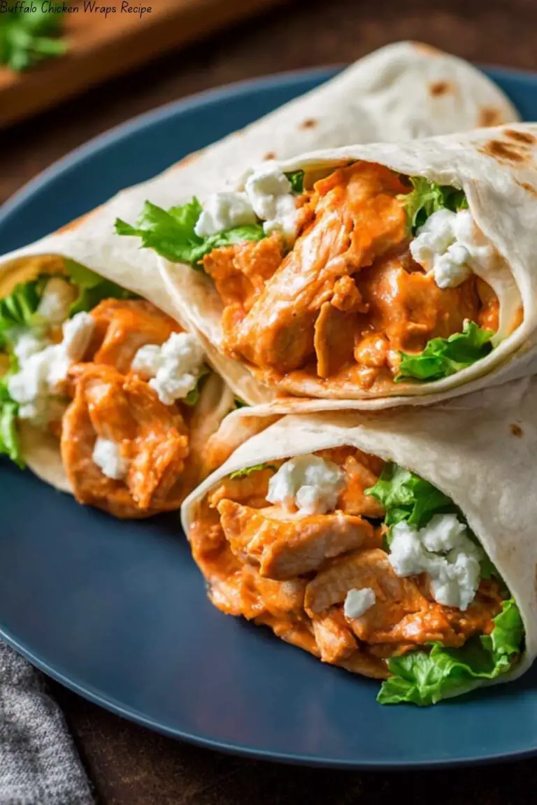 Buffalo Chicken Wraps Recipe