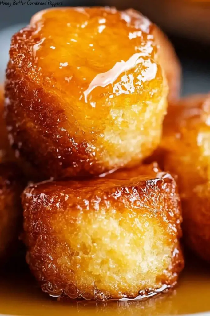 Honey Butter Cornbread Poppers