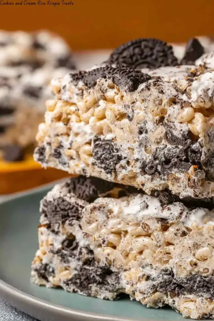 Cookies and Cream Rice Krispie Treats