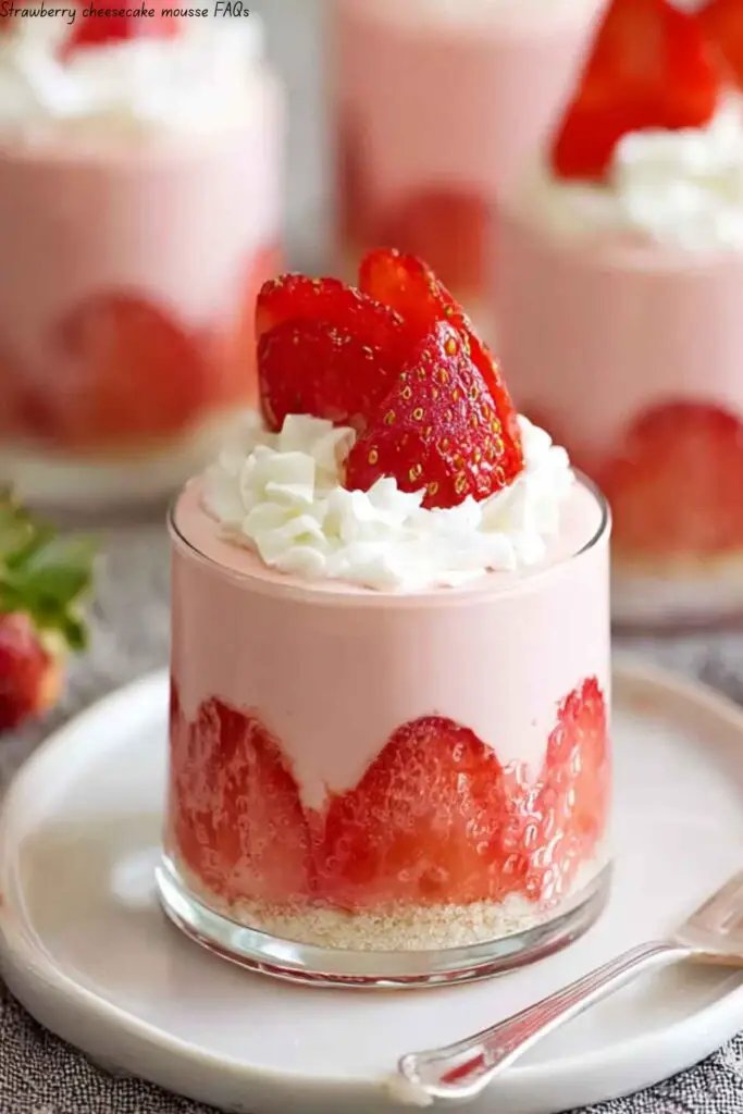 Strawberry Cheesecake Mousse FAQs