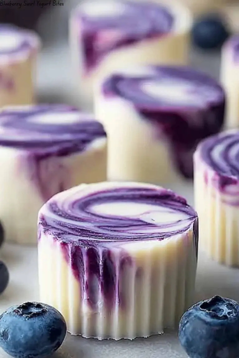 Blueberry Swirl Yogurt Bites