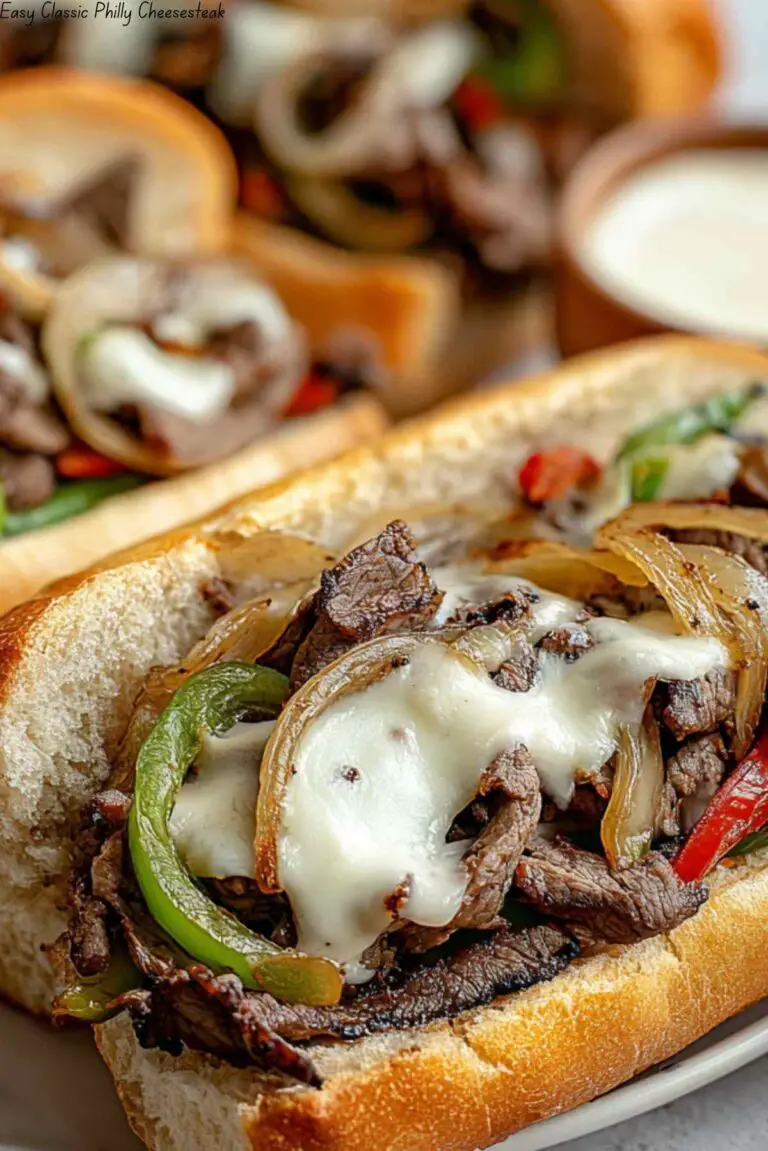 Easy Classic Philly Cheesesteak