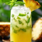 Refreshing Pineapple Coconut Mojito Mocktail