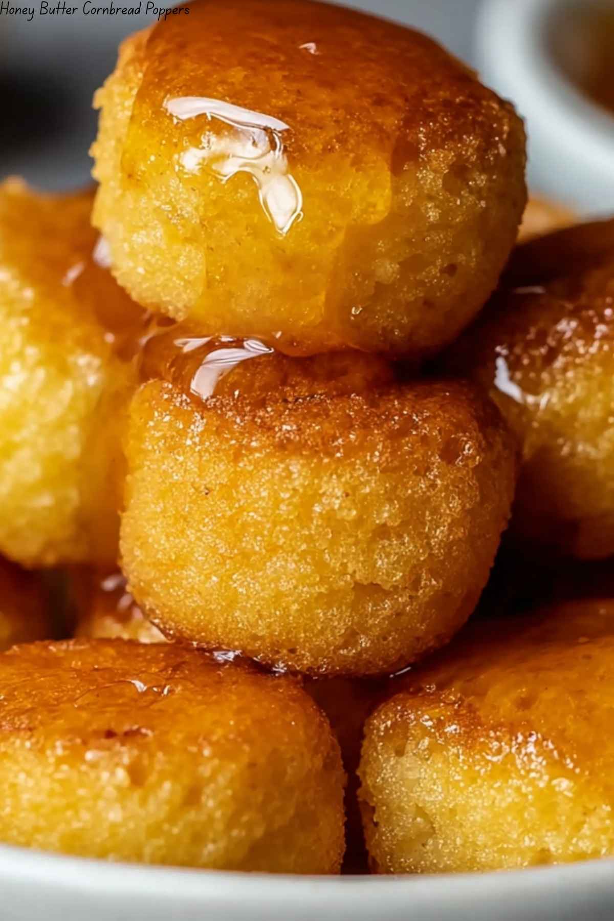 Honey Butter Cornbread Poppers