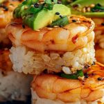 SPICY SHRIMP SUSHI STACKS
