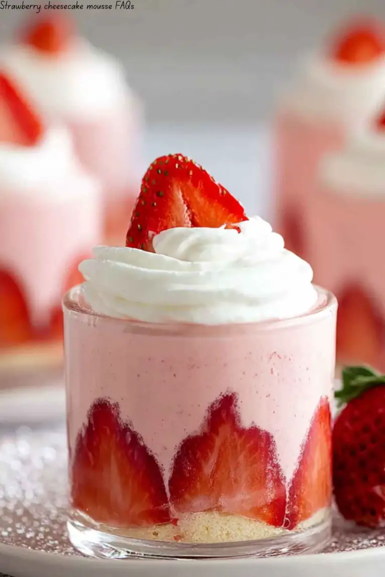 Strawberry Cheesecake Mousse FAQs